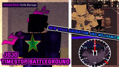 [ UPDATE] JoJo: Timestop Battlegrounds - Roblox