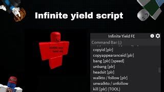 [2023] Roblox Exploiting Infinite Yield Admin Fe Script [Pastebin 
