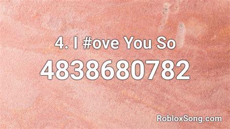 [30+ SALE!] The Walter - I ove you so Roblox ID - Roblox music codes