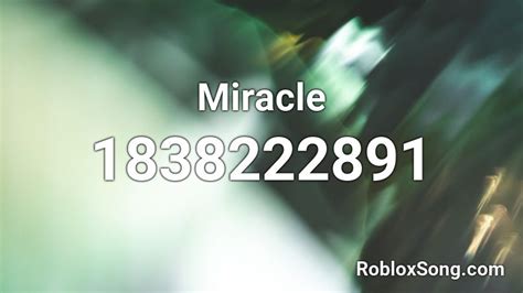 [DEON] Waiting On A Miracle Roblox ID - Roblox music codes