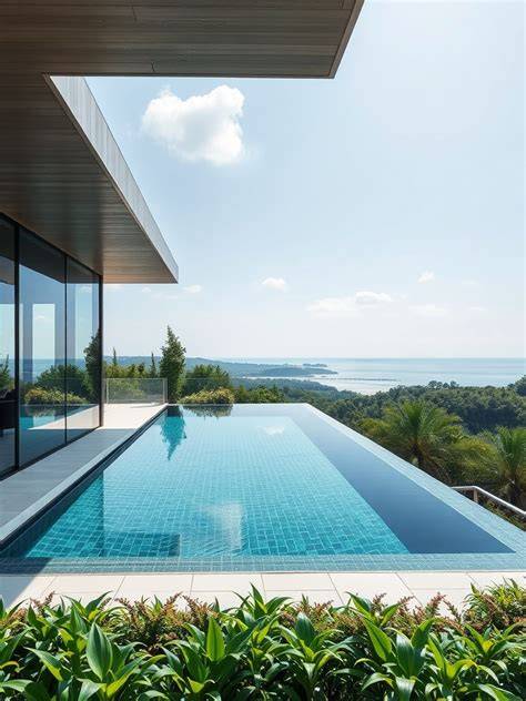 [Design Blueprint] Designing Modern Infinity Pools That Tie Into Garden Views