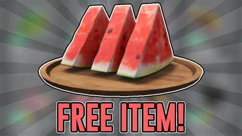 [FREE ITEM] How to get the WATERMELON SLICES HAT | Roblox 