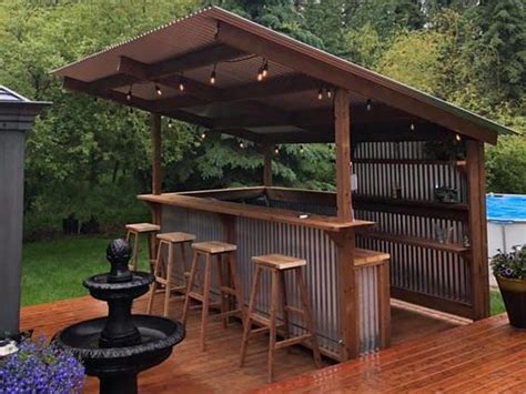 [How-To] How To Build A Budget Backyard Bar Counter Using Scrap Wood