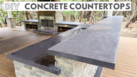 [How-To] How To Build A Concrete Countertop For A Small Outdoor Kitchen