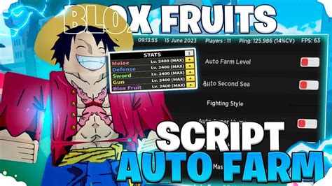 [NEW] Roblox Blox Fruits Script GUI Autofarm 2023 | Pastebin 