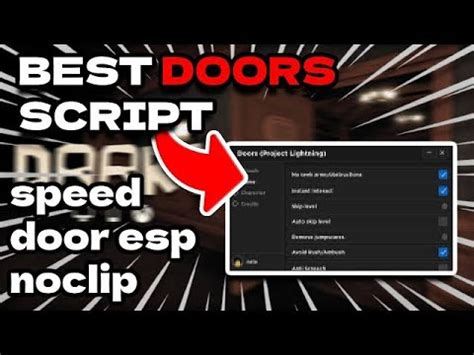 [NEW] Roblox Doors Script GUI Hack: Auto Win Game, Noclip 