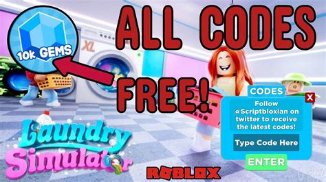 [NEW] Roblox Laundry Simulator codes Mar 2023 - Super Easy
