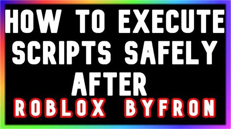 [PINNED] HOW TO EXECUTE SCRIPTS ON ROBLOX SAFELY 