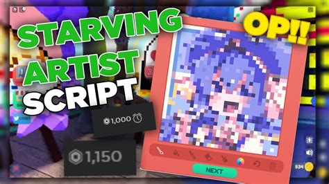 [Pastebin] Roblox OP Starving Artists AUTO DRAW Script! | Instant 