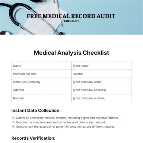 [Patient Guide] Essential Checklist For Auditing Your Own Medical Record Access Logs