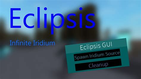 [RELEASE] ECLIPSIS INFINITE IRIDIUM