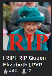 [RIP] RIP Queen Elizabeth [PVP UPDATE] - Roblox