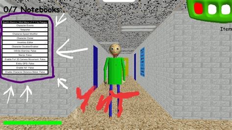 [ROBLOX] Baldi\'s Basics CHEAT GUI - Pastebin.com