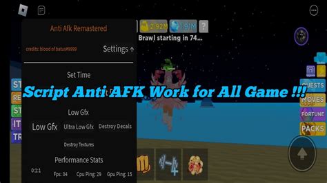 [Release] Anti AFK Script !