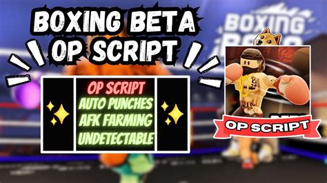 [Roblox Script] BOXING BETA Op auto block