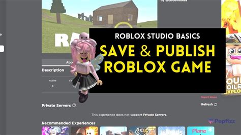 [Roblox Studio-05] Save and Publish your Roblox Experience 