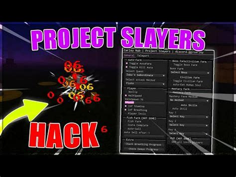 [UPDATE 1.5] ROBLOX Project Slayers Hack/Script GUI I Auto Farm 