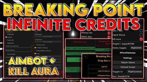 [UPDATED] Breaking Point Script GUI Hacks | Infinite Credits