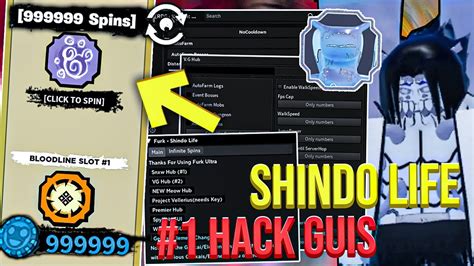 [UPDATED] NEW Roblox Shindo Life Hack Script GUI : Infinite Spins 