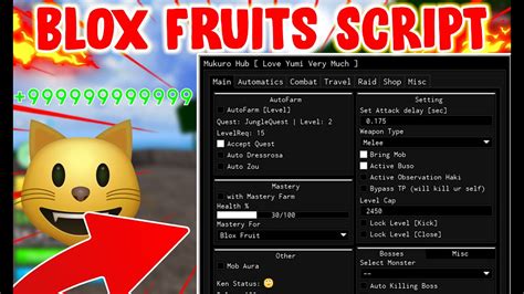 [WORKING] Roblox Blox Fruits Hack Script GUI: Auto Farm, Devil 