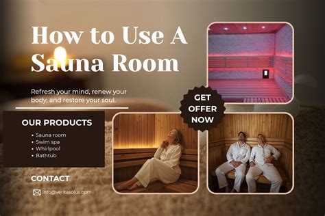 Saunas are a great way to relax and detox. Learn how to use a sauna in four simple steps.