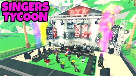 {NEW!} Singers Tycoon - Roblox