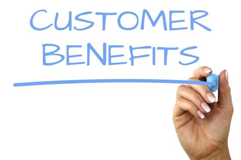 Benefits for Customers