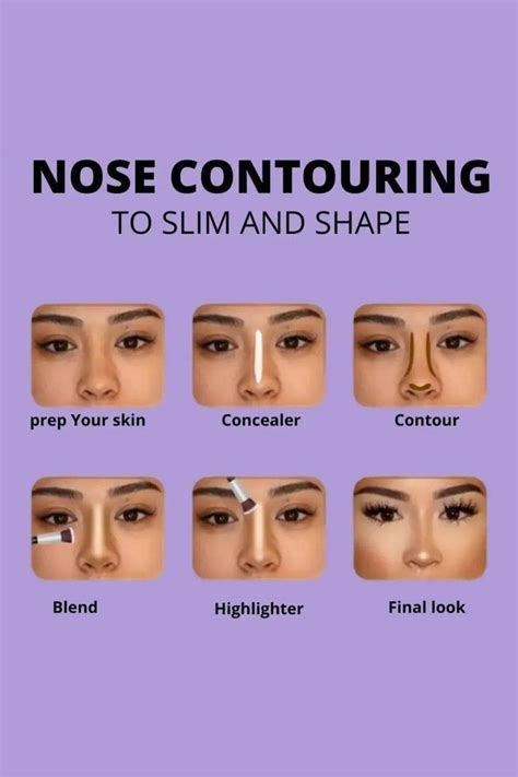 Baddie makeup contour with sharp lines