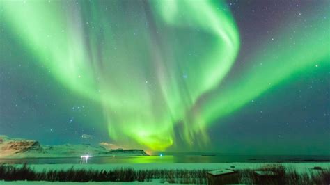 északi fény izland