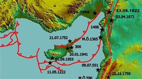 ölüdeniz fay hattı haritası