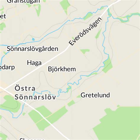 östra Sönnarslöv Karta Karta 2020