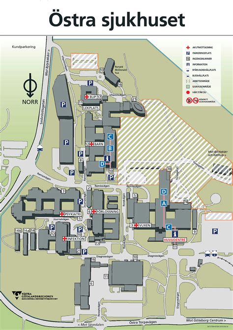 Karta östra Sjukhuset Karta