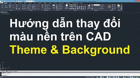 đổi màu nền cad