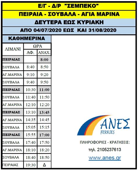 αιγινα αγκιστρι δρομολογια τιμεσ