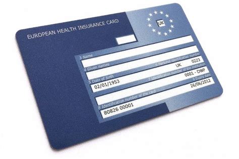 ευρωπαϊκής κάρτας ασφάλειας ασθενείας