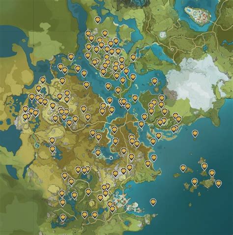 интерактивная карта геншин официальная