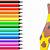 как нарисовать жирафа с помощью руки