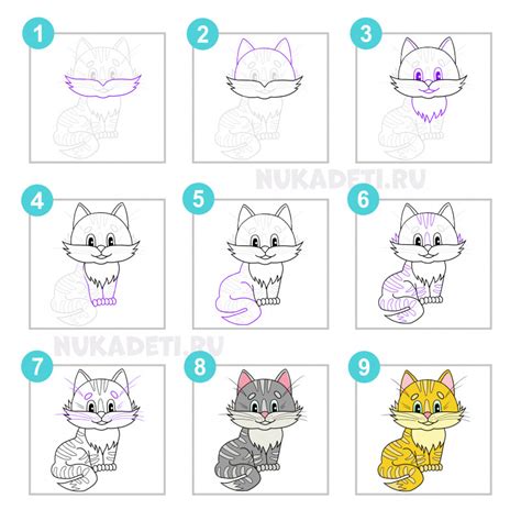 Как нарисовать хвост кошки ООО "ЯРГЕО"