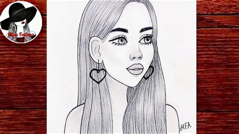 Как нарисовать красивое лицо девушки карандашом поэтапно 14 Рисунки