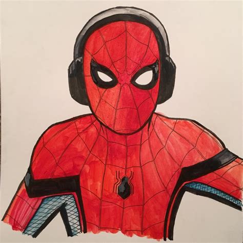 Как нарисовать человека паука карандашом поэтапно учимся рисовать