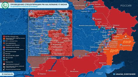 карта боевых действий украина 2022
