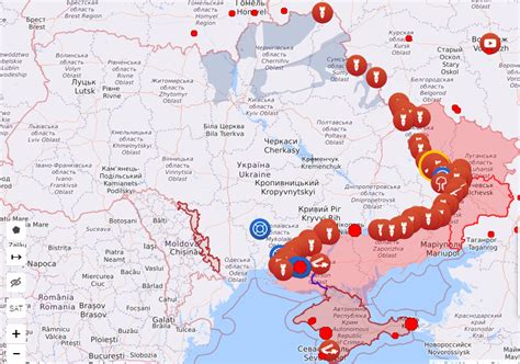 карта війни україна