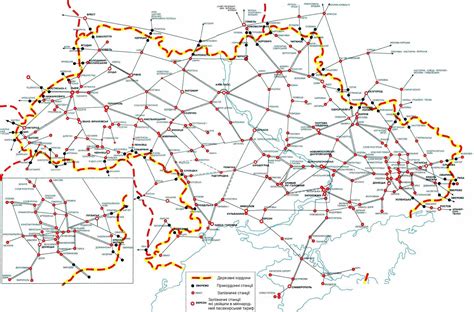 карта залізничних доріг україни