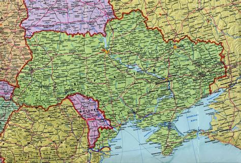карта україни з містами і селами