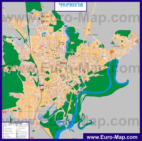 карта чернигова с номерами домов