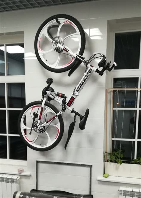 крепление велосипеда на стену