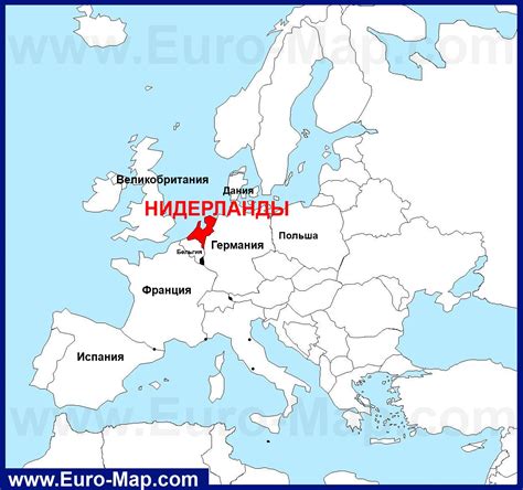 нидерланды на карте европы