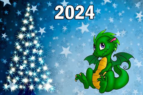 открытка на новый год 2024