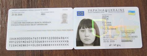 паспорт украины с двух сторон