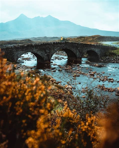 старый мост слигачан остров скай шотландия